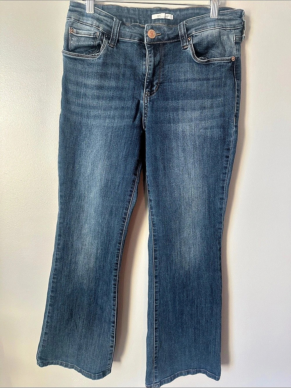 STS Blue Boot Cut Jeans in Blue Size 31P